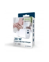 gembird Mini-ładowarka USB-A USB-C 20W PD QC3.0 biała - nr 2