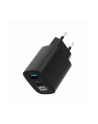 gembird Ładowarka GaN 1xUSB-A 1xUSB-C LCD 30W PD QC3.0 czarna - nr 3