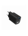 gembird Ładowarka GaN 1xUSB-A 1xUSB-C LCD 30W PD QC3.0 czarna - nr 7