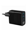 gembird Ładowarka GaN 2xA 1xC LCD 30W PD QC3.0 czarna - nr 2