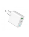 gembird Ładowarka USB-A USB-C LED 20W PD QC3.0 biała - nr 7