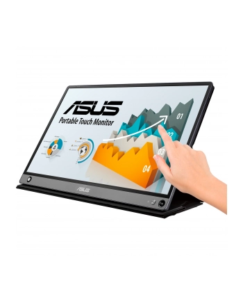 asus Monitor 16 cali MB16AMTR FHD IPS m-HDMI USB Dotyk nr 2