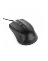 gembird Mysz optyczna czarna/USB kabel 1.8m - nr 1