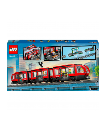 LEGO 60423 CITY Tramwaj miejski ze stacją p3