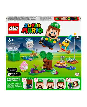 LEGO 71440 SUPER MARIO Przygody z interaktywną figurką LEGO Luigi p4