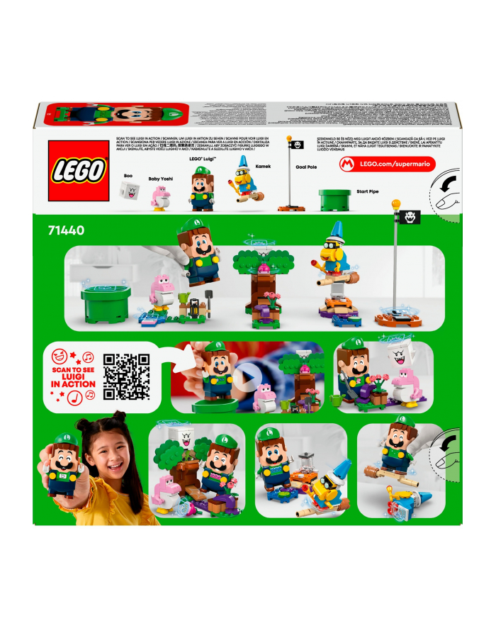LEGO 71440 SUPER MARIO Przygody z interaktywną figurką LEGO Luigi p4 główny