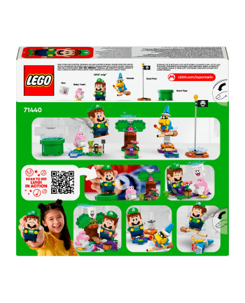 LEGO 71440 SUPER MARIO Przygody z interaktywną figurką LEGO Luigi p4