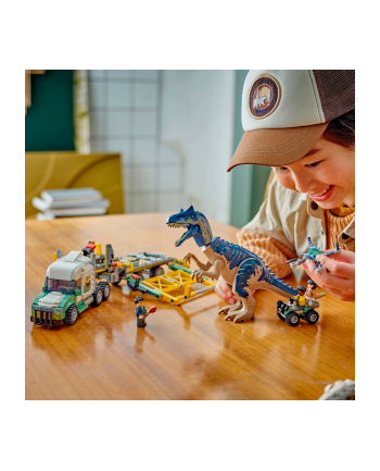 LEGO 76966 JURASSIC WORLD Dinomisje: ciężarówka do transportu allozaura p3