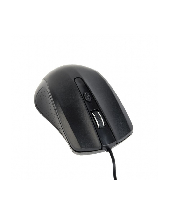 gembird Mysz optyczna czarna/USB kabel 1.8m główny