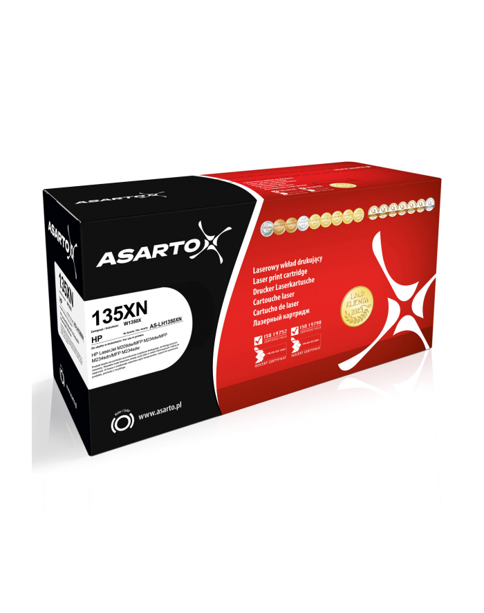 Toner Asarto do HP 135XN | W1350X | 2400 str. | Kolor: CZARNY główny