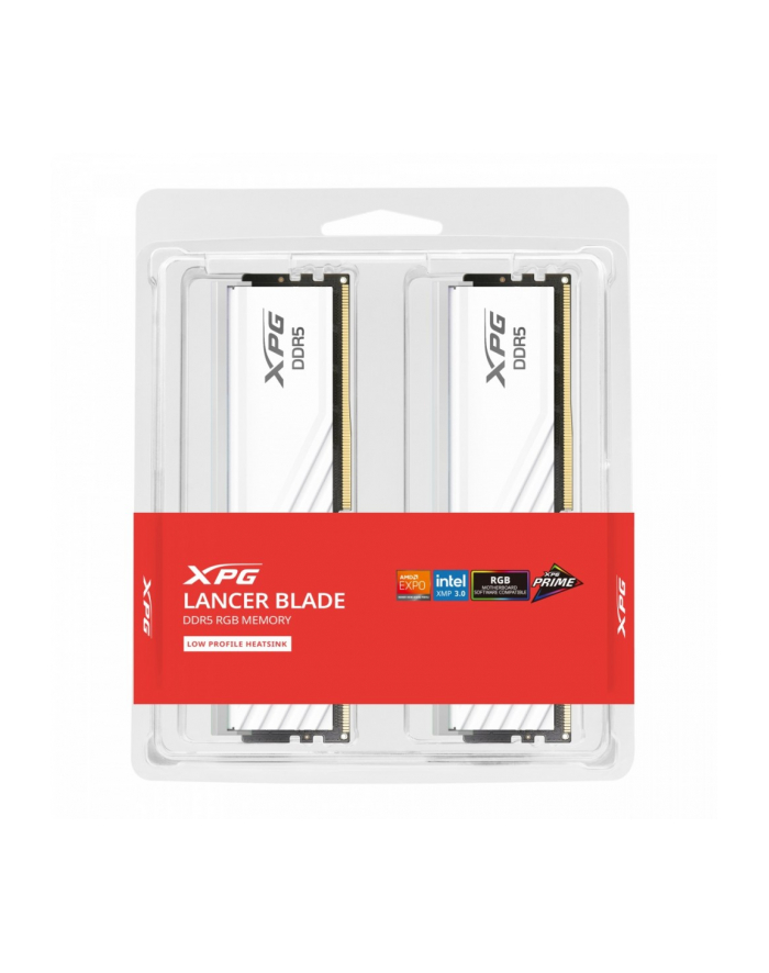 adata Pamięć XPG Lancer Blade DDR5 6000 32GB 2x16 CL30 RGB biała główny