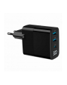 gembird Ładowarka GaN 2xA 1xC LCD 30W PD QC3.0 czarna - nr 12