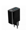 gembird Ładowarka GaN 2xA 1xC LCD 30W PD QC3.0 czarna - nr 16
