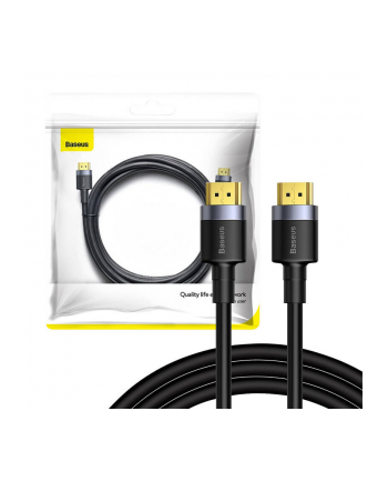Baseus Kabel HDMI 2.0 Cafule 4K | 3D | 2m | czarno-szary