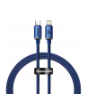 Baseus Kabel USB-C do Lightning Crystal, 20W PD | 1.2m | niebieski - nr 3