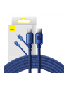 Baseus Kabel USB-C do USB-C Crystal Shine 100W | 1,2m | niebieski - nr 2