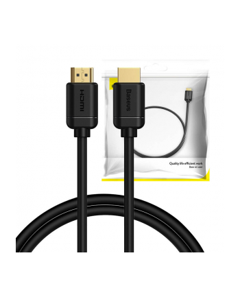 Baseus kabel HDMI 2.0 | 4K | 60Hz 3D HDR 18Gbps | 1 m | czarny