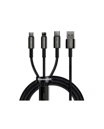 Baseus Kabel 3w1 Tungsten Gold USB do micro USB/USB-C/Lightning, 1.5m