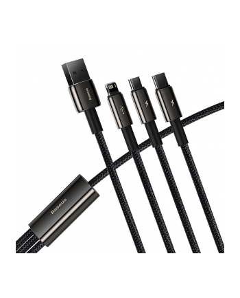 Baseus Kabel 3w1 Tungsten Gold USB do micro USB/USB-C/Lightning, 1.5m