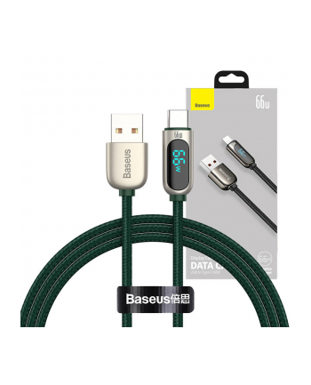 BAS(wersja europejska)S KABEL USB DO USB-C 66W | 1M | ZIELONY