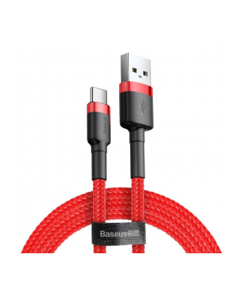 Baseus Kabel USB do USB-C Cafule | 2A | 2m | czerwony