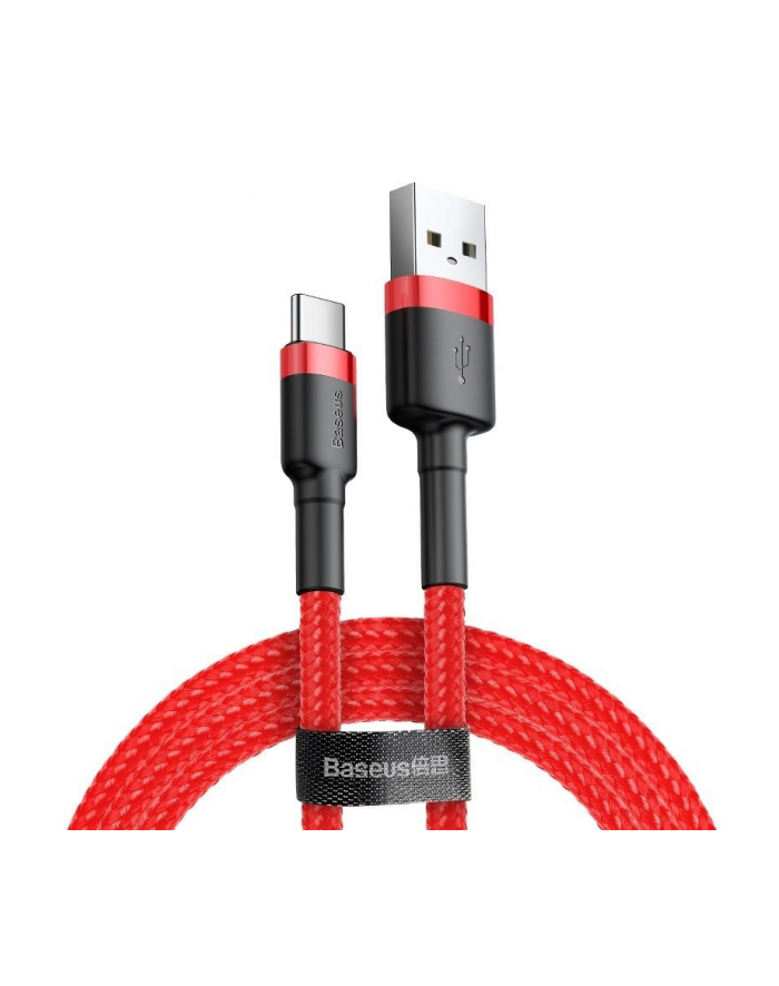 Baseus Kabel USB do USB-C Cafule | 2A | 2m | czerwony główny