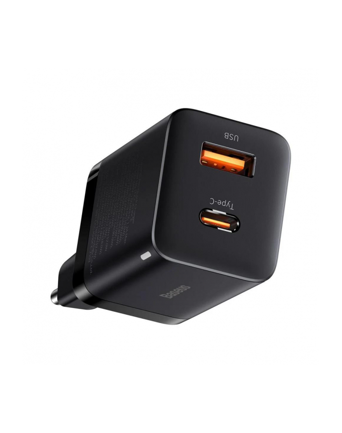 Baseus Ładowarka sieciowa Super Si Pro Quick Charger USB+USB-C 30W czarna główny