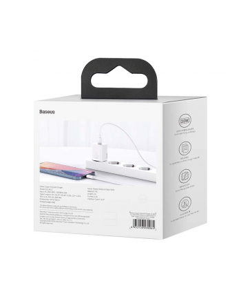 Baseus Ładowarka sieciowa Ni-MH Super Si Quick Charger 1C 20W USB-C biała