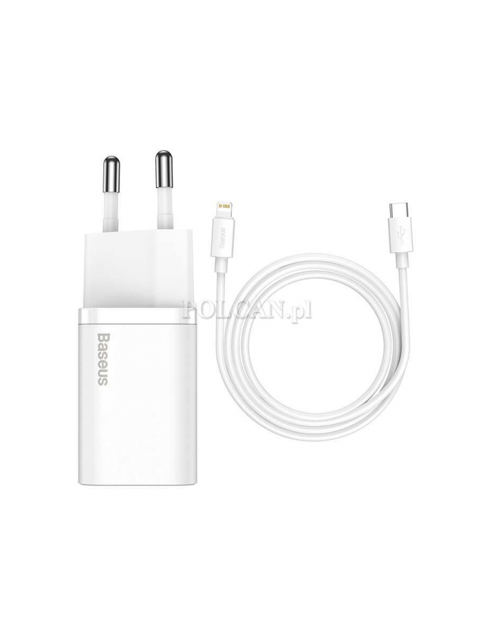 Baseus Ładowarka sieciowa Ni-MH Super Si Quick Charger 1C 20W USB-C biała główny