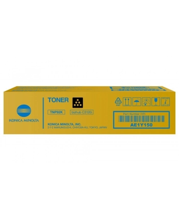 Toner Konica Minolta TNP-92K do C3120i  6 000str.| Kolor: CZARNY nr 1