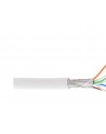 InLine Kabel instalacyjny S/FTP PiMF Cat.6A halogen free 500MHz biały 100m (76899W) - nr 4