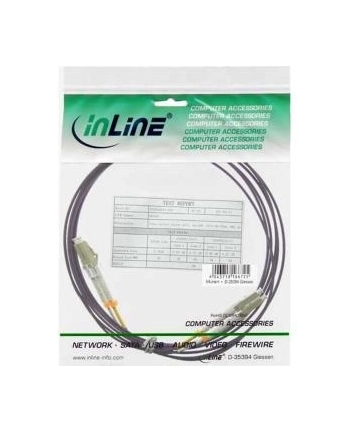 Inline - Patch- Cable Sc Multi- Mode (M) To 50,0M Glass Fiber 50/125 Micrometer Om4 Halogen Free Violet (88526P) nr 2