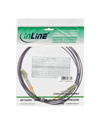 Inline - Patch- Cable Sc Multi- Mode (M) To 50,0M Glass Fiber 50/125 Micrometer Om4 Halogen Free Violet (88526P) nr 1