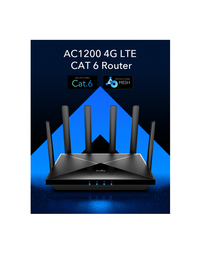 cudy Router LT700_(wersja europejska) Gigabit AC1200 4G LTE SIM główny
