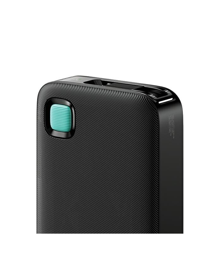 usams Powerbank 10000mAh 20W zwijany kabel USB-C fast charge Czarny główny