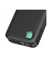 usams Powerbank 10000mAh 20W zwijany kabel USB-C fast charge Czarny - nr 6