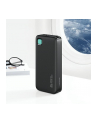 usams Powerbank 10000mAh 20W zwijany kabel USB-C fast charge Czarny - nr 8
