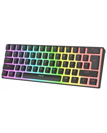 Klawiatura Mechaniczna Rampage Radiant K11 Red RGB Usb-C Czarna (RADIANTK11BLACK)