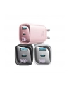 usams Ładowarka sieciowa 30W GaN LED USB+USB-C CC229 Fast Charging Biała - nr 6
