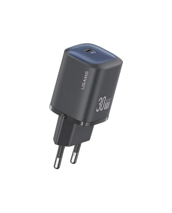 usams Ładowarka sieciowa 30W GaN USB-C Fast charging Czarna nr 1