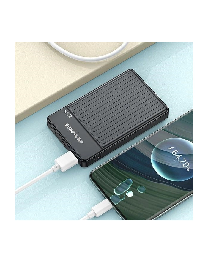 awei Powerbank indykcyjny MagSafe 10000mAh 22,5W Czarny główny