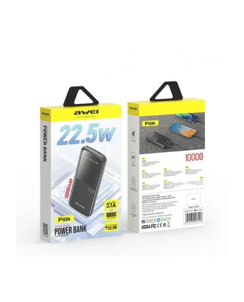 awei Powerbank 10000mAh P10K 22,5W 2xUSB + USB-C