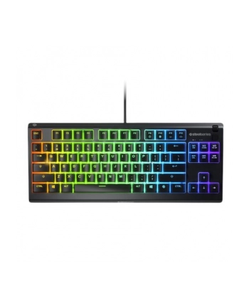 Seria SteelSeries | Klawiatura do gier | Apex 3 bez klawiatury numerycznej | | Klawiatura do gier | Przewodowe | Światło LED RGB | NORD | Ciche przełączniki nr 1