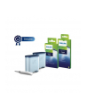 Zestaw akcesoriów do czyszczenia ekspresów Philips CA6707/10 (2 wkłady filtra AquaClean, 6 saszetek ze środkiem do czyszczenia obiegu mleka, 6 tabletek do usuwania oleju kawowego, Smar) - nr 10