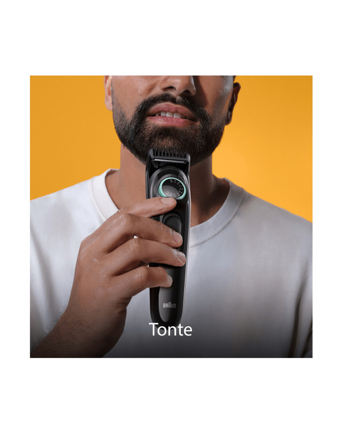 braun Brązowy | Trymer do brody | BT3411 | Bezprzewodowy | Liczba stopni długości 40 | Czarny główny