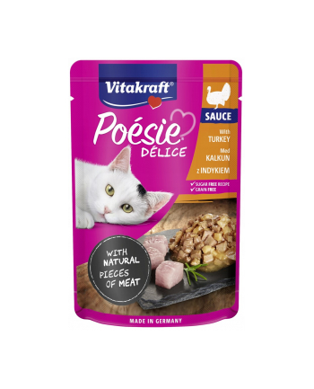 VITAKRAFT Poesie Delice w sosie multipack sauce  - mokra karma dla kota - 6+1 x 85g