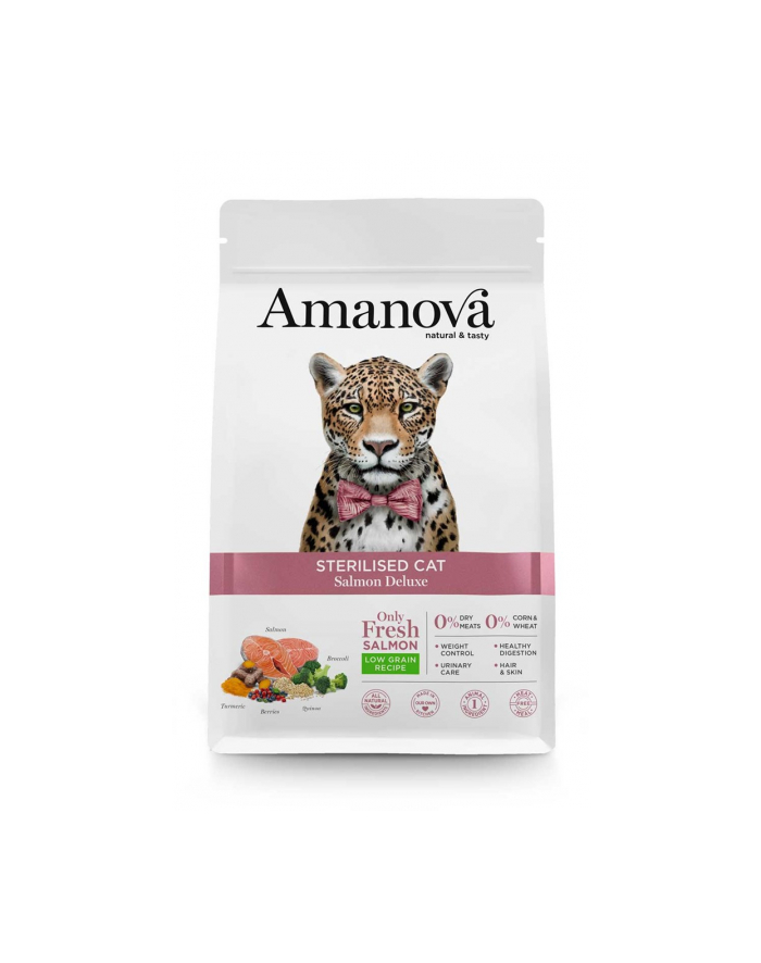 Amanova  Sterilised Cat Salmon Deluxe 1,5kg główny