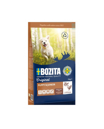 Bozita Original Puppy 'amp; Junior Kurczak  - sucha karma dla psa - 3 kg