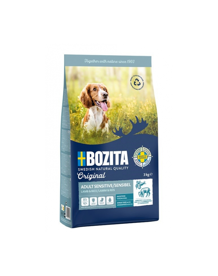 Bozita Original Adult Sensitive Jagnięcina i Ryż  - sucha karma dla psa - 3 kg główny