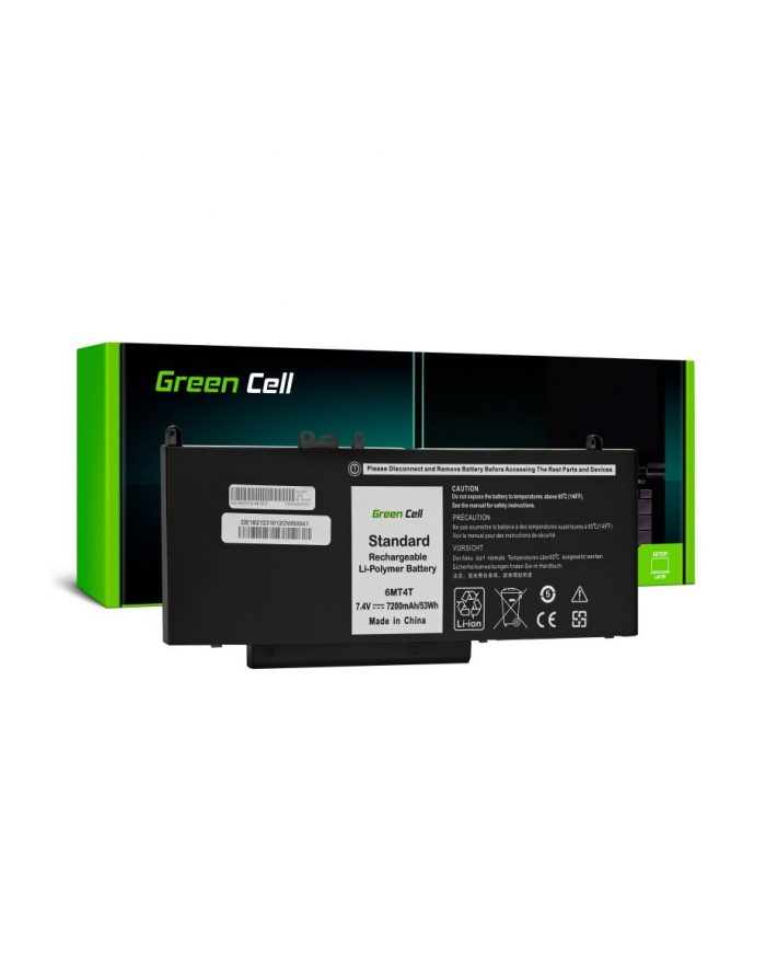 GREEN CELL BATERIA D-E162 6MT4T 07V69Y DO D-ELL LATITUD-E E5270 E5470 E5570 7200MAH 74V główny